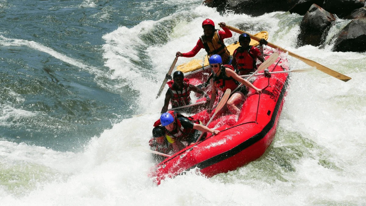 Rafting en el río Trishuli, Nepal