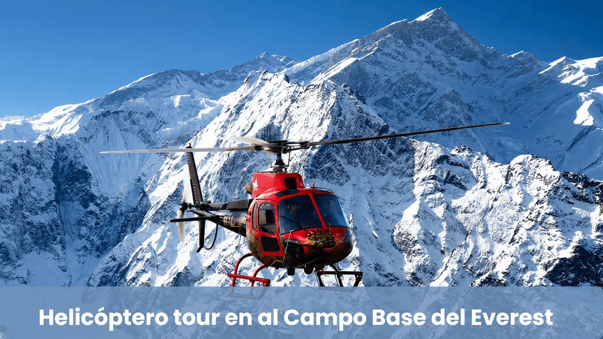 Everest Base Camp en helicóptero
