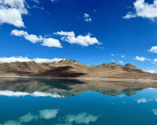 Lago yamdrok tíbet ()