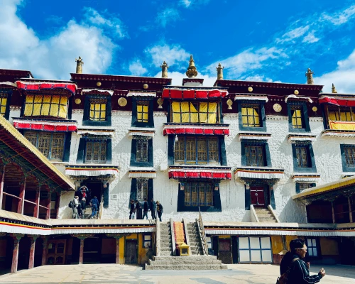 Temple jokhang lhasa ()
